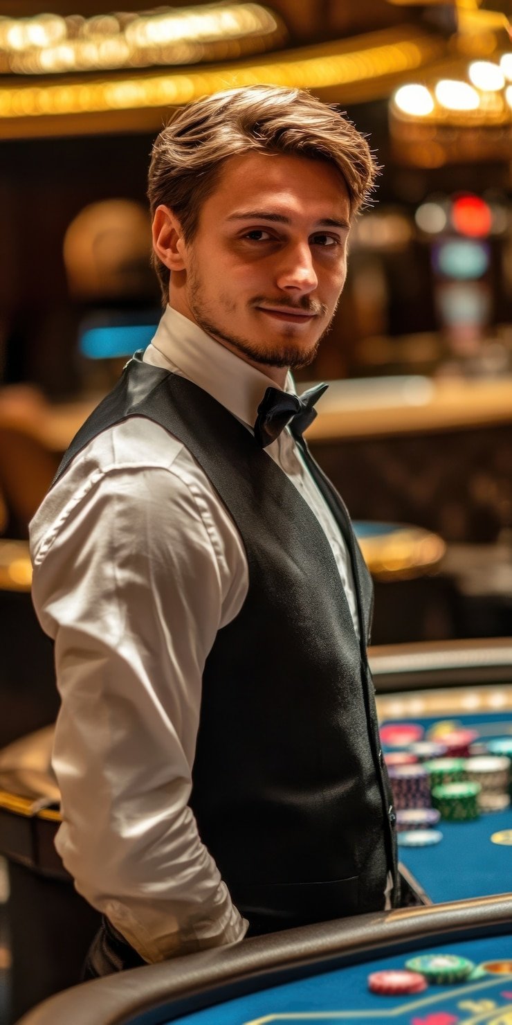 totosloto login live Blackjack table with professional dealer streaming from studio
